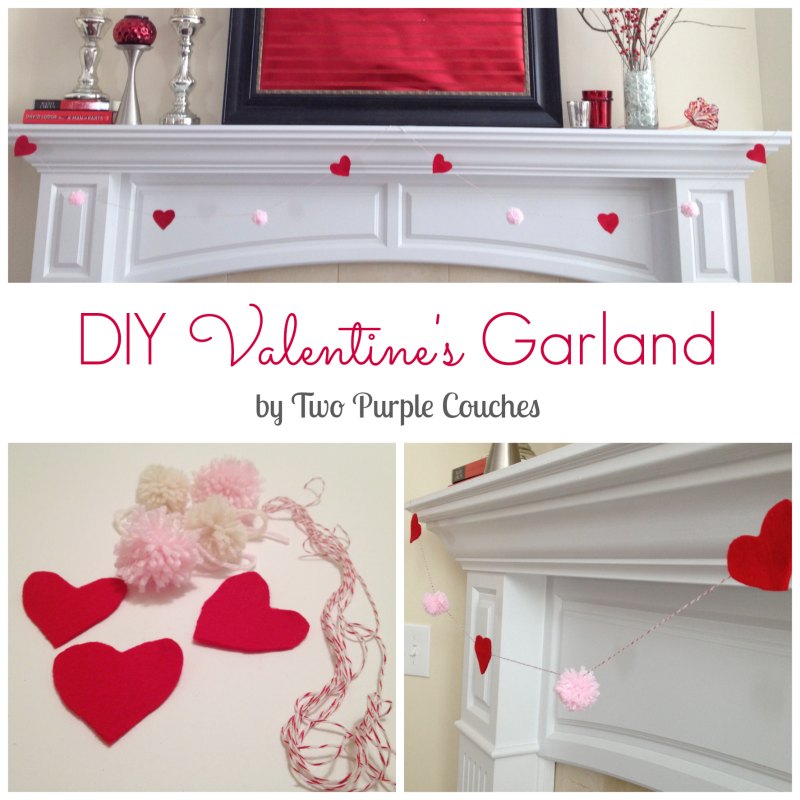 DIY Valentines Garland