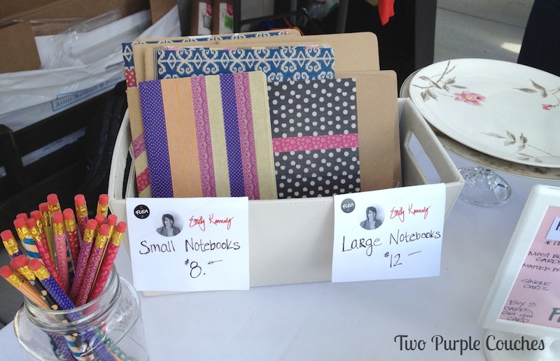 handmade notebooks by Two Purple Couches