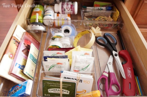 Clean and organized drawer