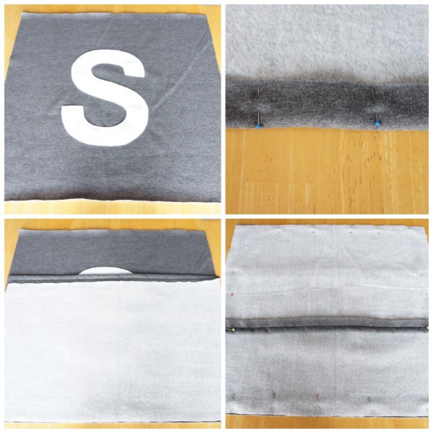 How To Sew a Fabric Crate Liner two purple couches