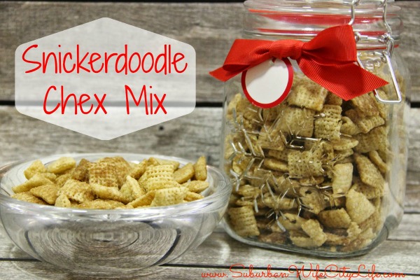 snickerdoodle chex mix
