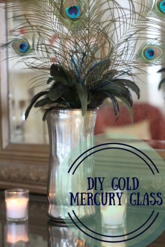 Creative Spark Feature: DIY Gold Mercury Glass from LuckyScarf
