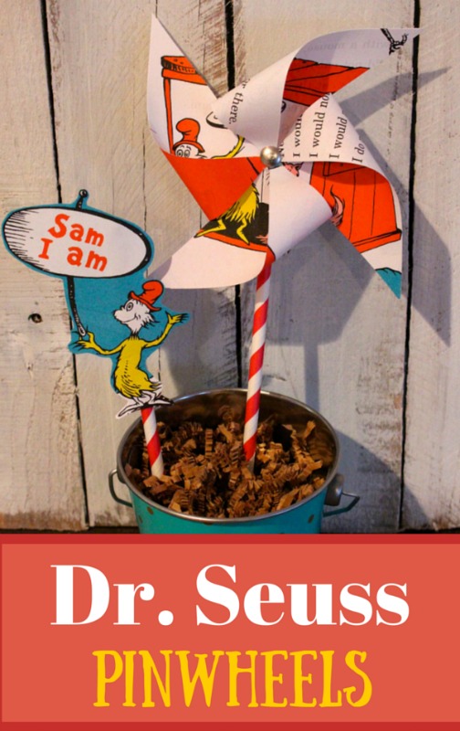Dr. Seuss Pinwheels from Weekend Craft