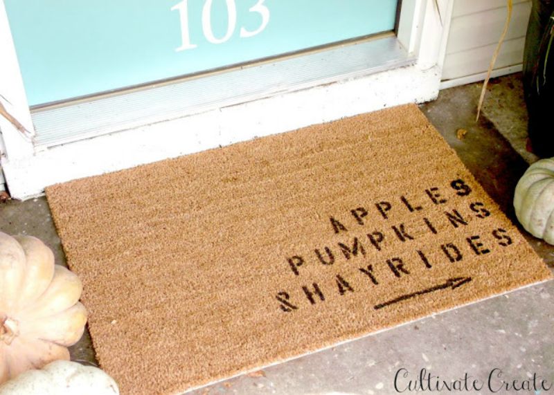Fall Door Mat from Cultivate Create