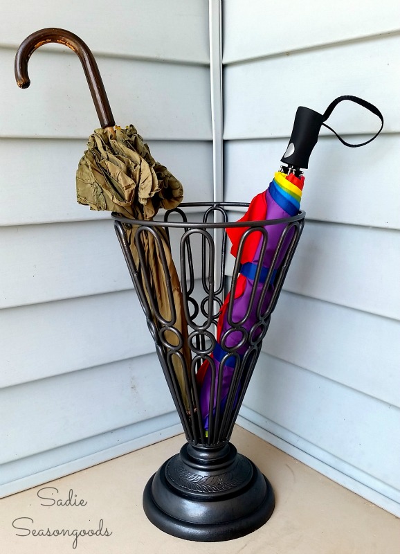 7_yard_urn_from_habitat_restore_painted_black_wrought_iron_vintage_umbrella_stand