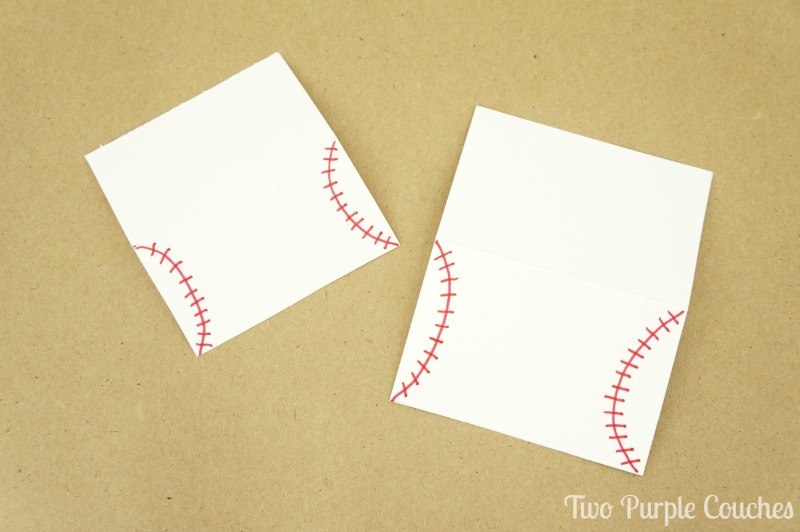 How to make baseball food labels - perfect for a baseball themed party or baby shower! Very easy how-to!
