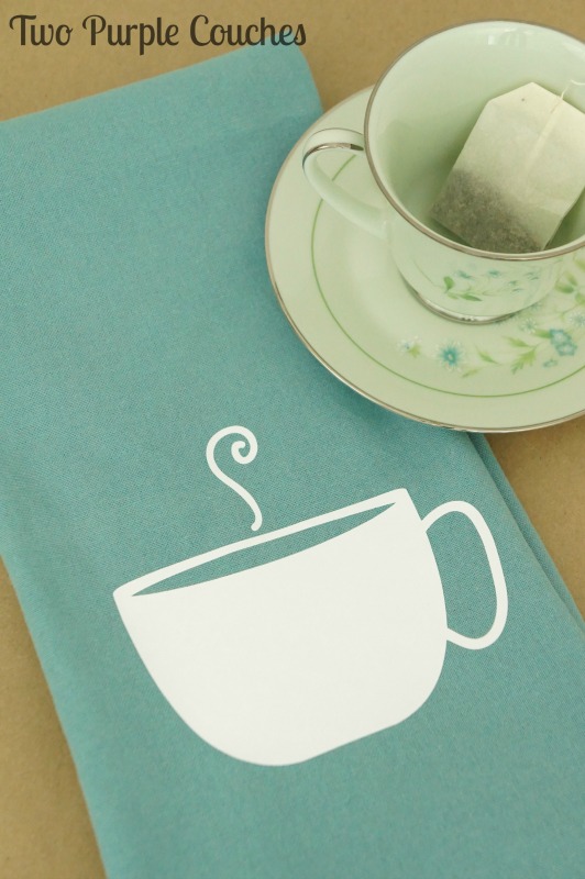 Time for tea? Make Mom a special DIY tea towel gift for Mother's Day
