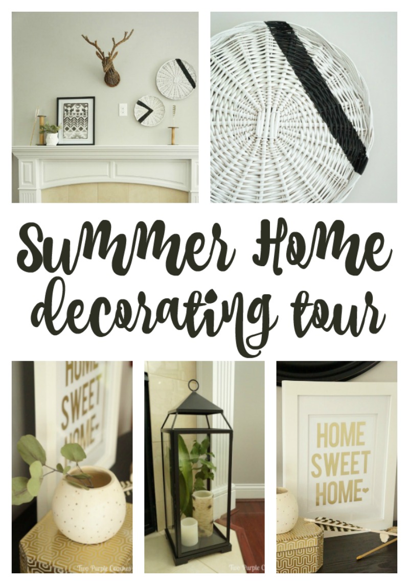 Summer Home Decorating Ideas - tribal meets modern 