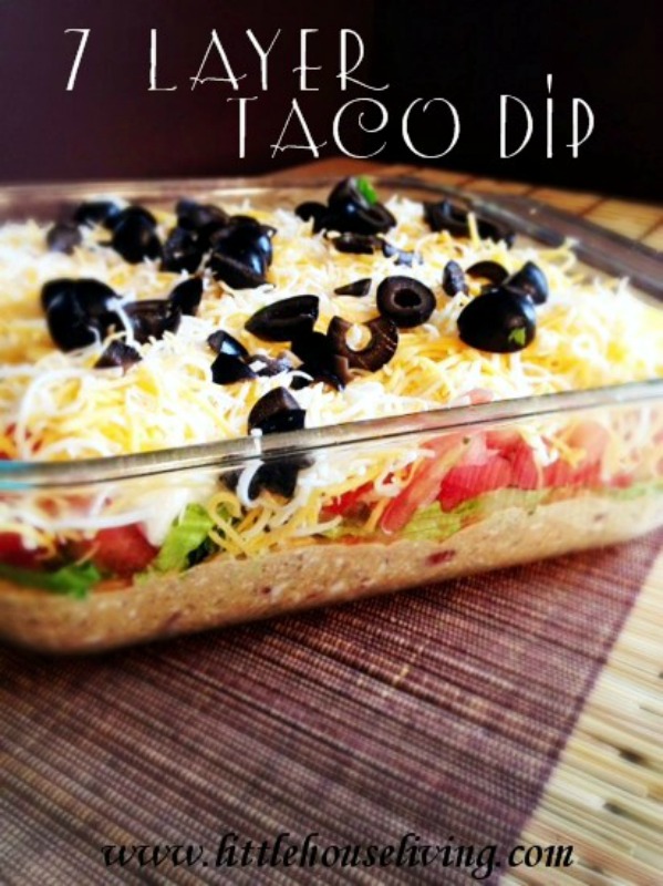 7 Layer Taco Dip from Little House Living 