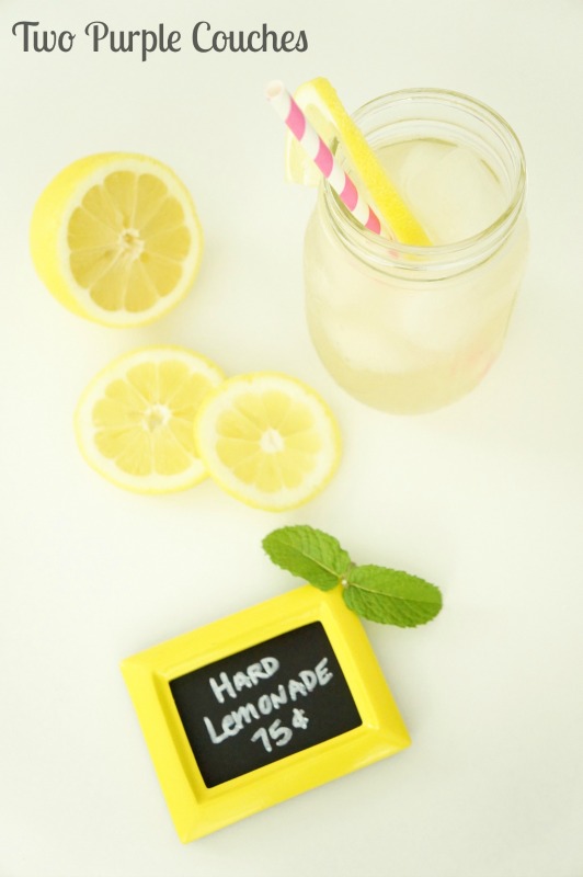 Elderflower Lemonade Cocktail - a crisp and refreshing twist on homemade hard lemonade with the addition of sweet elderflower liqueur.