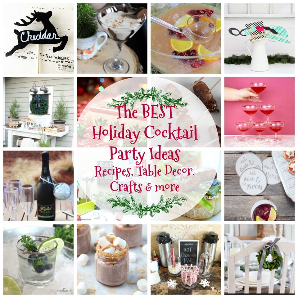 The Best Holiday Cocktail Party Ideas for Christmas and New Year's Eve! - A virtual cocktail party hop