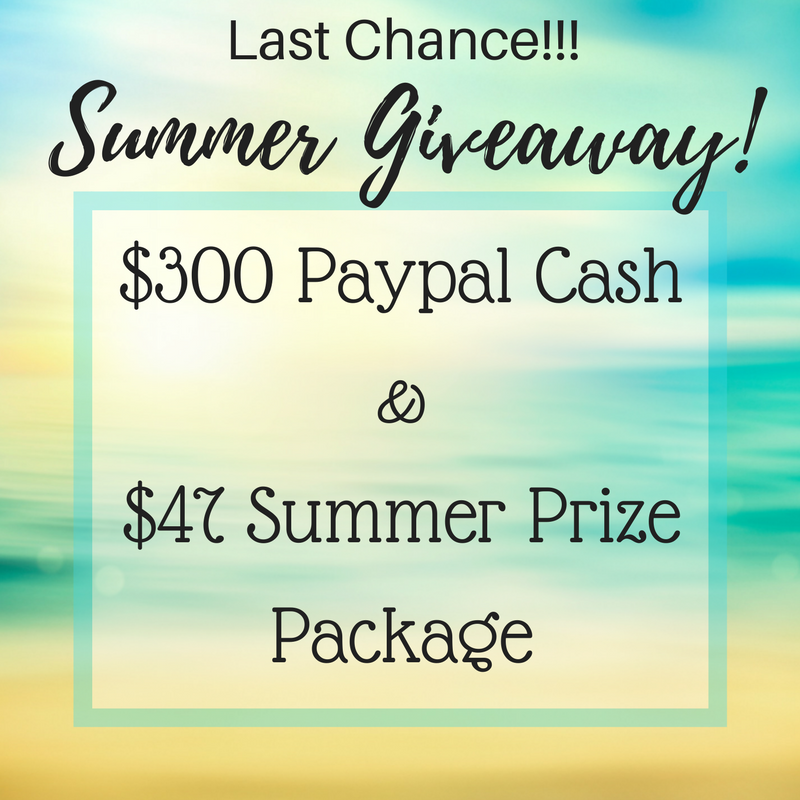 Win some extra green! Enter our spectacular Summer Giveaway now through July 5, 2017 for the chance to win $300 in Paypal cash + other prizes!