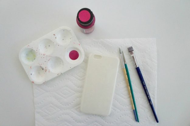 Tribal Painted Phone Case - Create with Me DIY Challenge - two purple