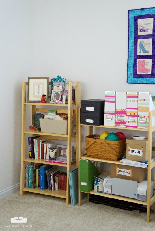 Room by Room Showcase: Craft Room Tour. Turning a spare bedroom into a space for crafting and creating. Find arts and crafts storage ideas, creative diys.