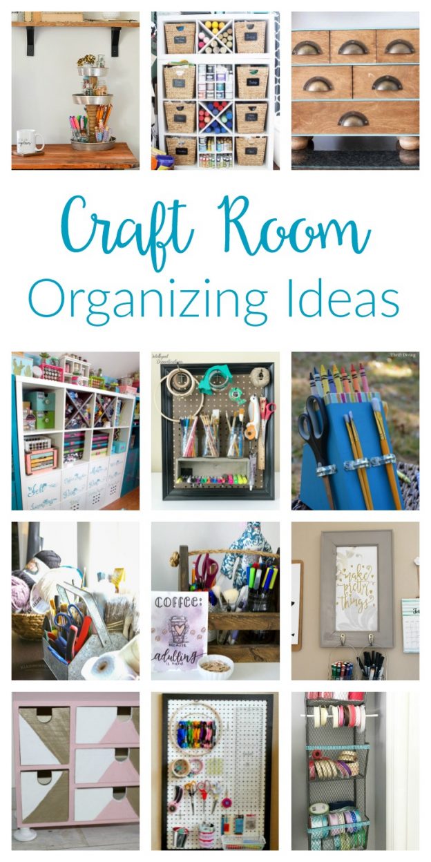 Craft room organization and storage ideas you can DIY on a budget, from pegboards to repurposed items and easy IKEA hacks.