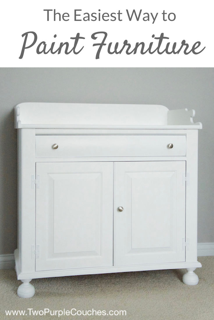 How to paint furniture with a paint sprayer—an easy DIY way to repurpose old pieces. The quickest way to get that “before and after” look