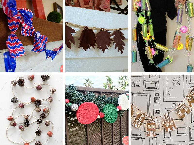 Garland ideas for fall and holidays