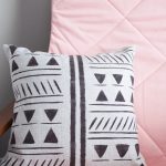 mud cloth painted pillow