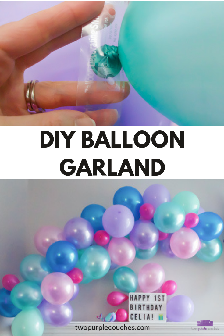 balloon garland pin