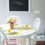 painted kitchen table and chairs