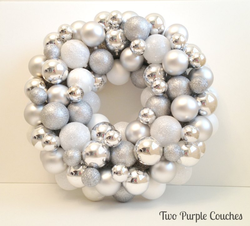 ornament wreath - Two Purple Couches