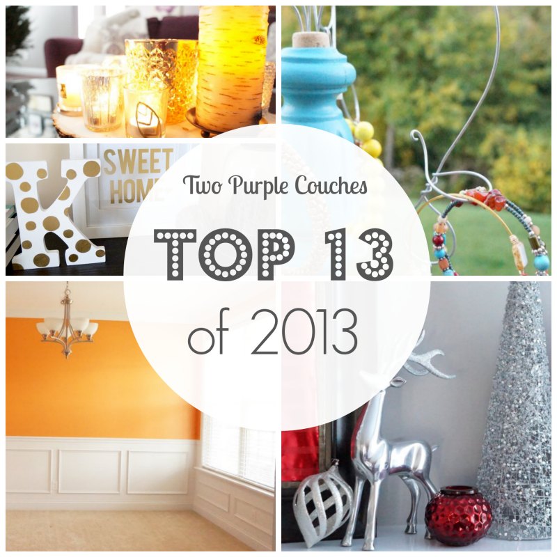 Top 13 of 2013 - Two Purple Couches