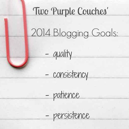 2014 Blogging Goals