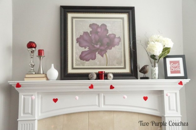 Valentines Mantel