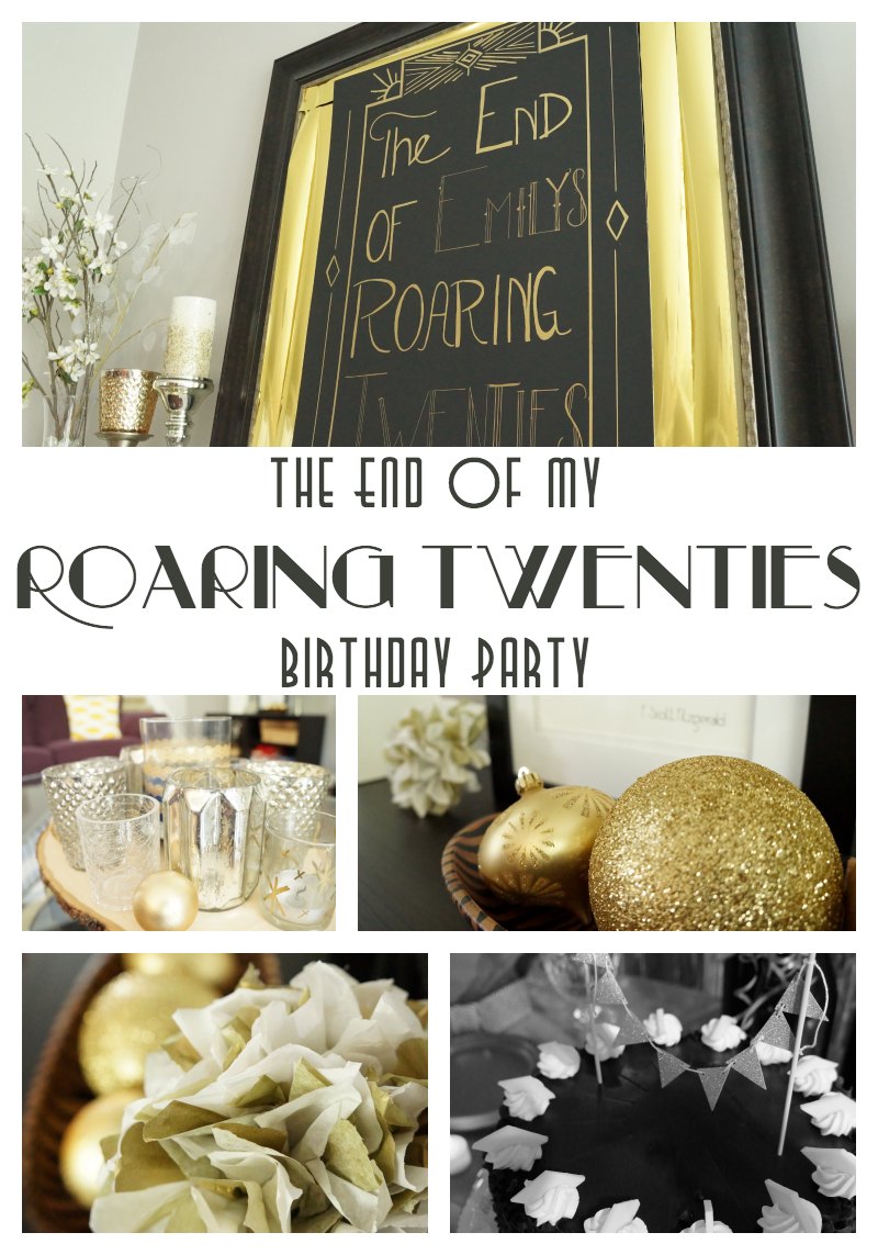 It's the End of my Roaring Twenties! Also known as my 30th birthday. So I'm throwing a virtual birthday party here at Two Purple Couches.