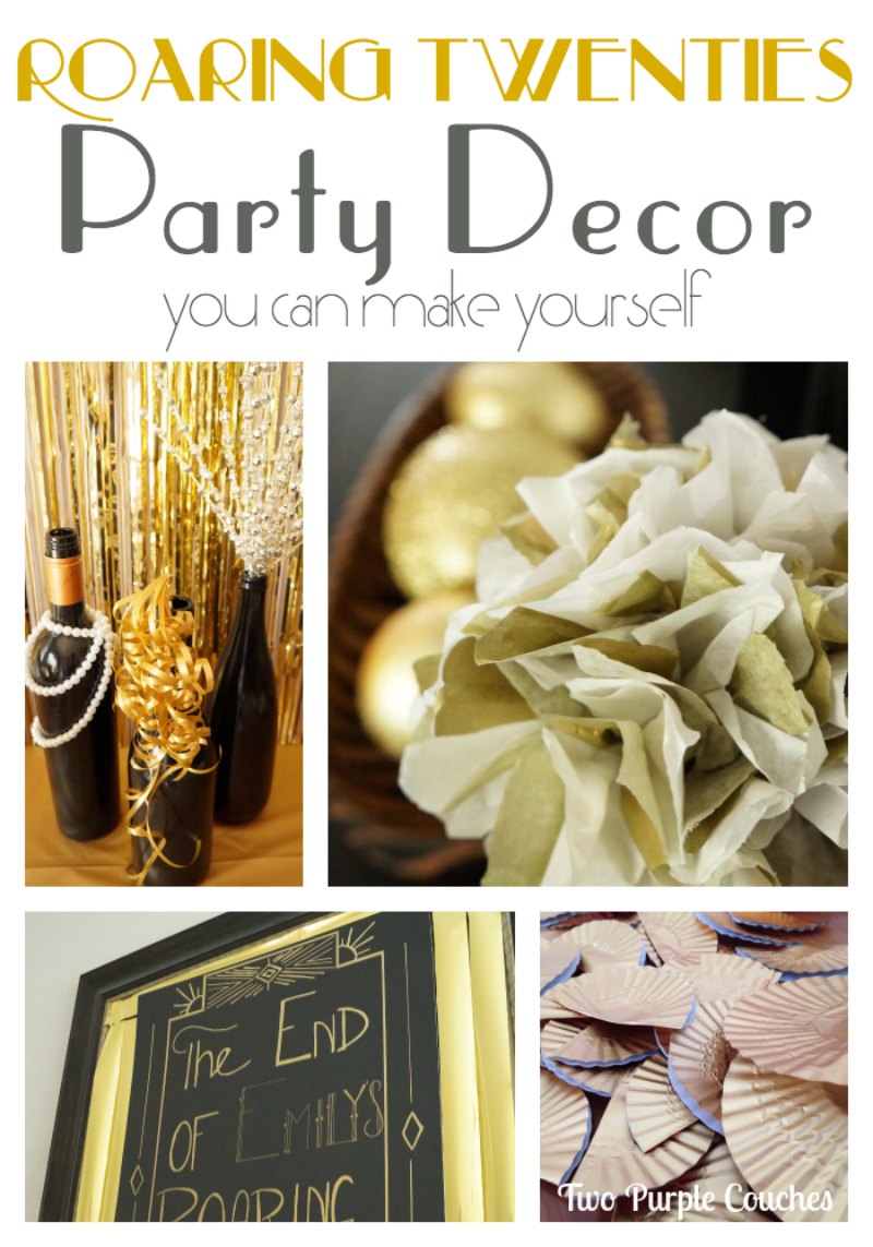 How to Do Roaring 20s Party Decorations