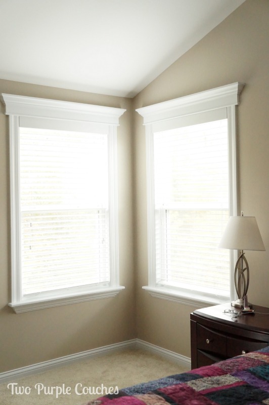 Amazing DIY Window Trim! You have to see how she installed this!