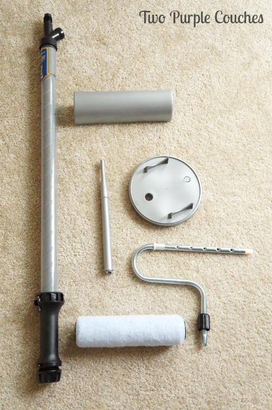 The HomeRight PaintStick comes with all the parts you needs! via www.twopurplecouches.com