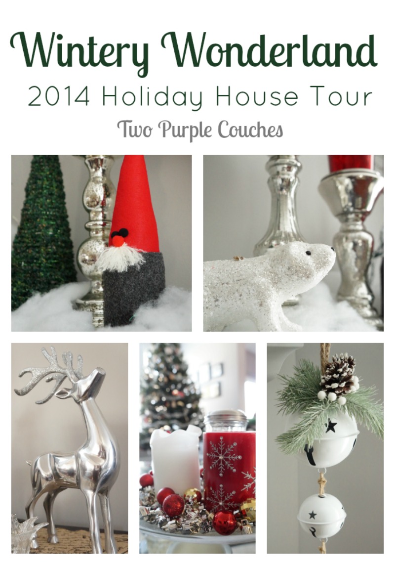 Wintery Wonderland: our 2014 holiday house tour via www.twopurplecouches.com