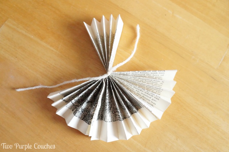 Glue fan edges together to create paper pinwheels. via www.twopurplecouches.com