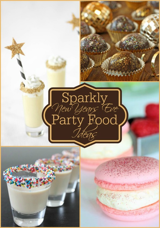 Creative Spark Feature: Sparkly New Year's Eve party food from Dreaming of Leaving
