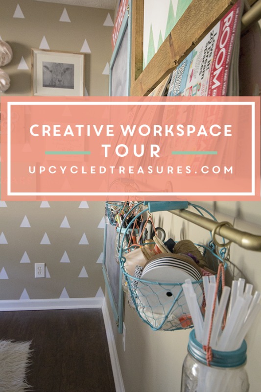 Creative Spark Feature: Creative Workspace Tour from Upcycled Treasures