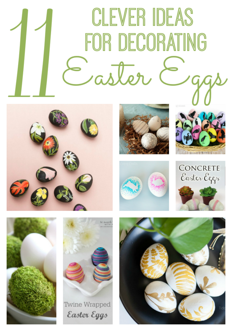 11 DIY Easter Egg Ideas via www.twopurplecouches.com 