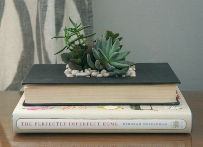 DIY Book Planter from Year of Serendipity