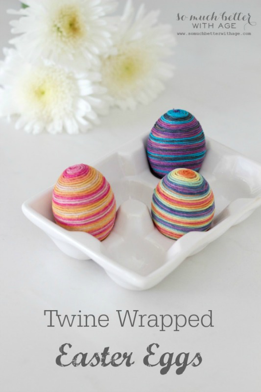 Twine Wrapped Eggs from So Much Better With Age
