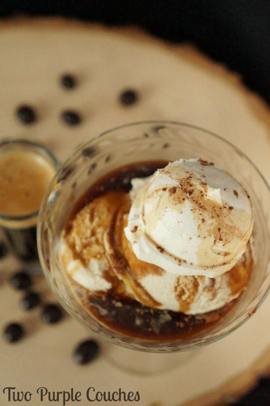 Have you tried an affogato? Espresso poured over gelato or ice cream - sounds incredible!! via www.twopurplecouches.com