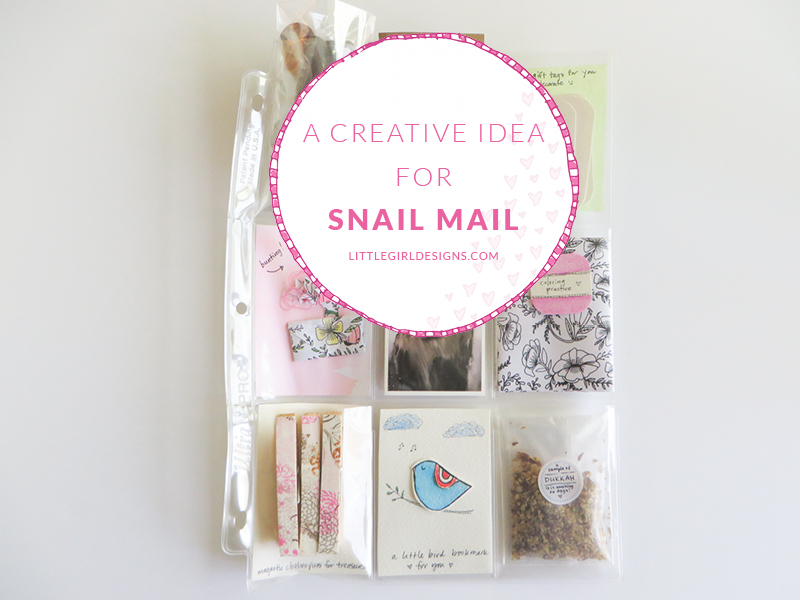 Creative Spark Feature: Creative Ideas for Snail Mail from Little Girl Designs
