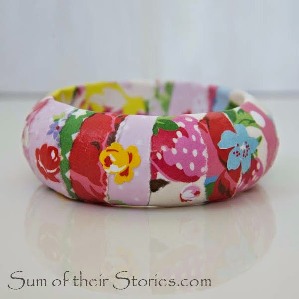 Creative Spark Feature: DIY Floral Bangle from Sum of Their Stories