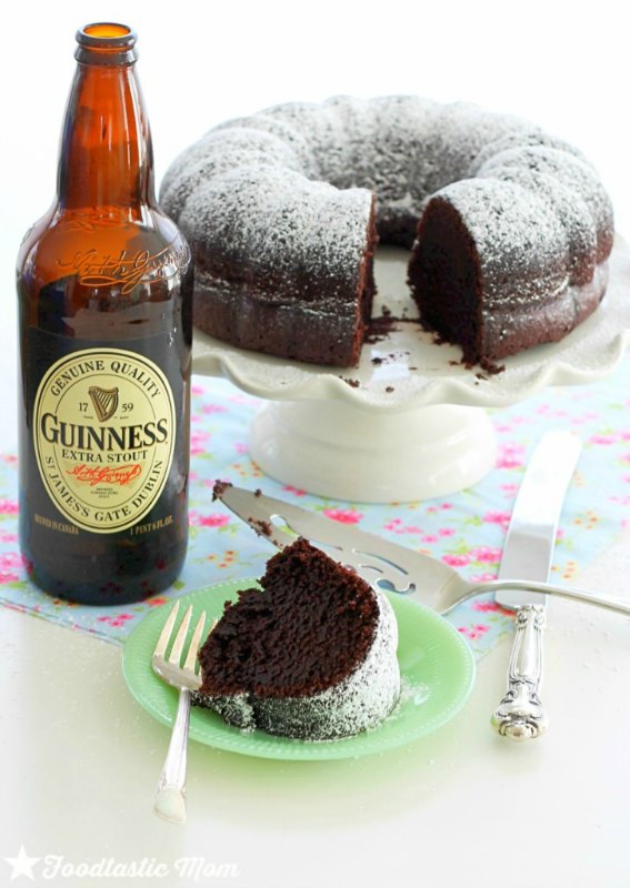 Guinness Chocolate Bundt Cake from Foodtastic Mom