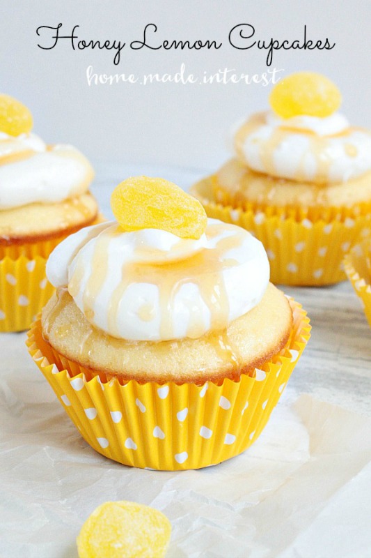 Creative Spark Link Party Feature - Honey Lemon Cupcakes from Home Made Interest