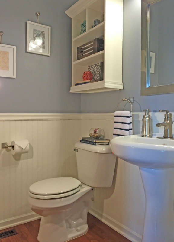 Creative Spark Link Party Feature - Beautiful Bathroom Makeover from The Organized Life