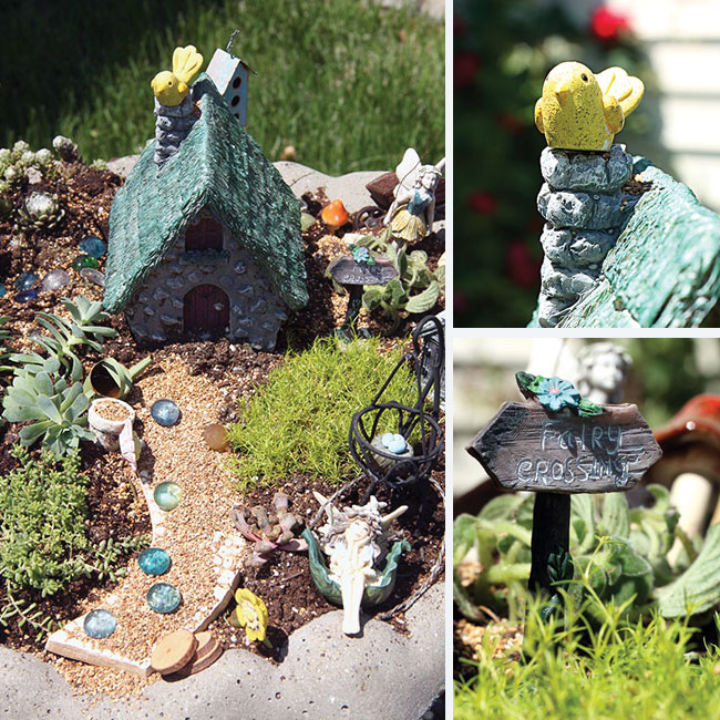 Creative Spark Link Party Feature - Fairy Garden from Curly Crafty Mom