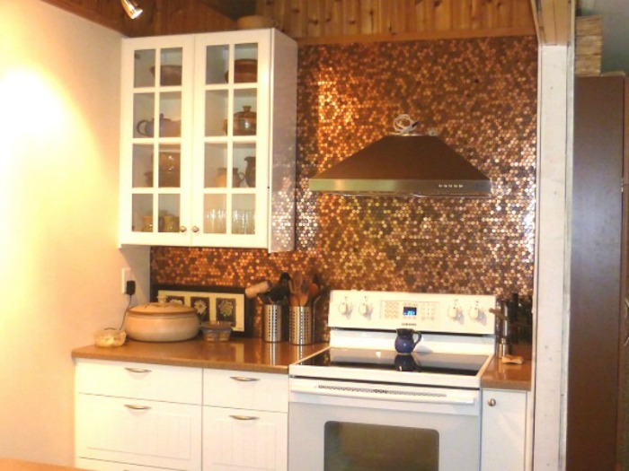 Creative Spark Feature: Penny Backsplash from Watcha Workin On