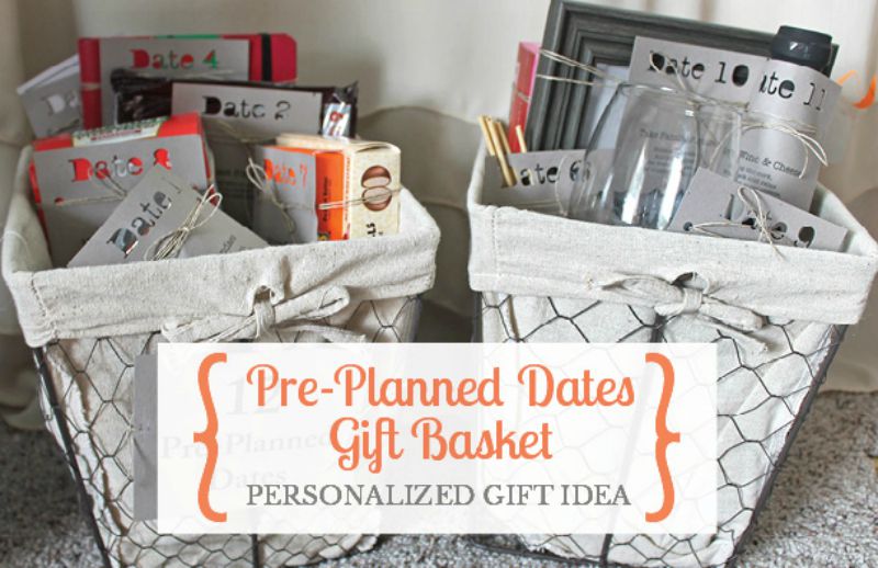 Pre-Planned Dates Gift Basket from Small Stuff Counts