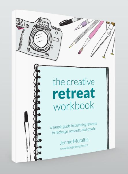The Creative Retreat Workbook by Jennie Moraitis
