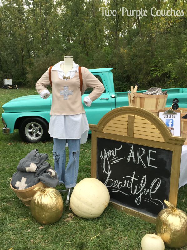 Beautiful message from Farmhouse Frocks. Found at the 2015 Country Living Fair, Columbus, Ohio. via www.twopurplecouches.com